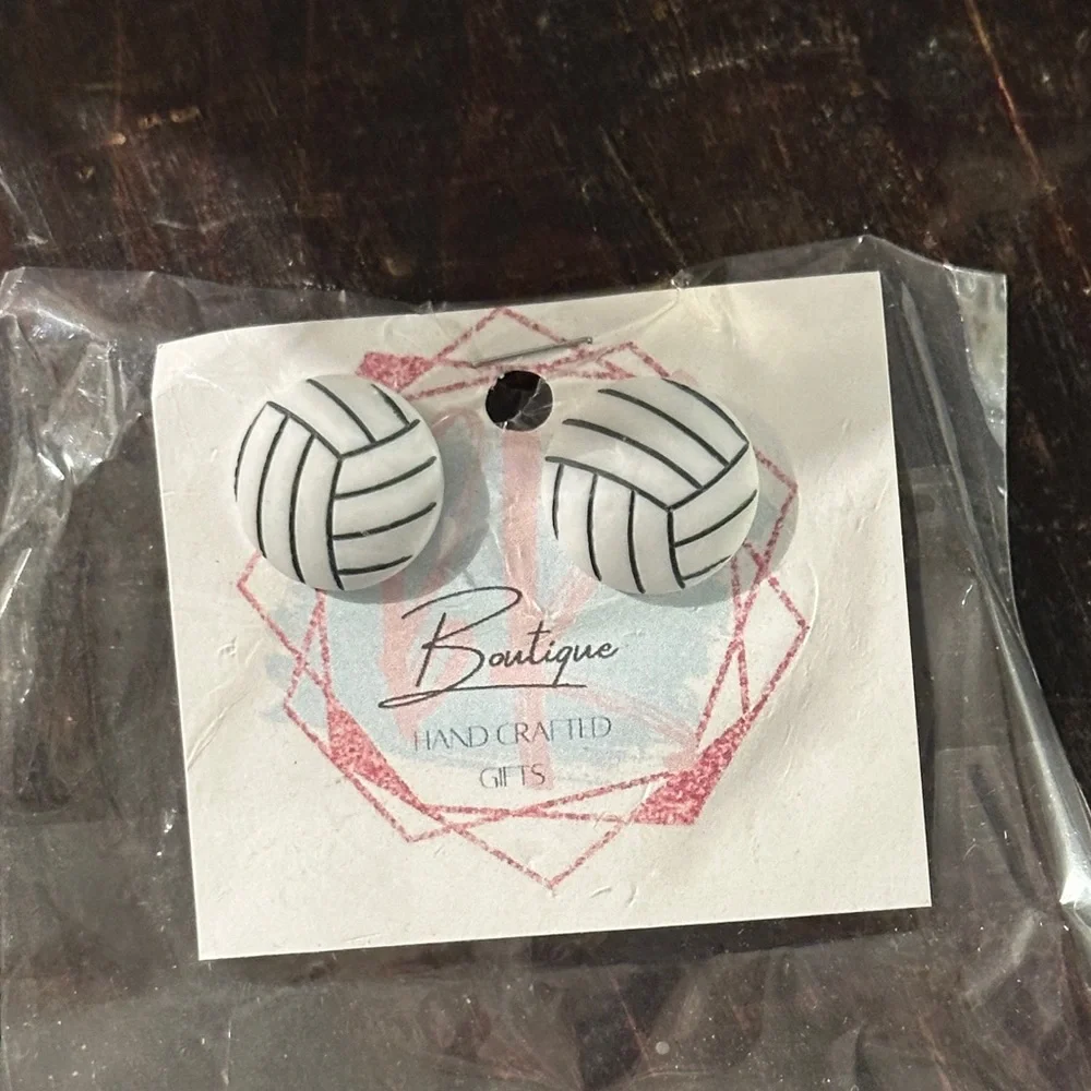 Volleyball earrings